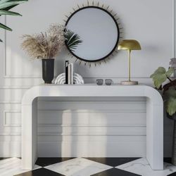 Acacia Wood Console Table