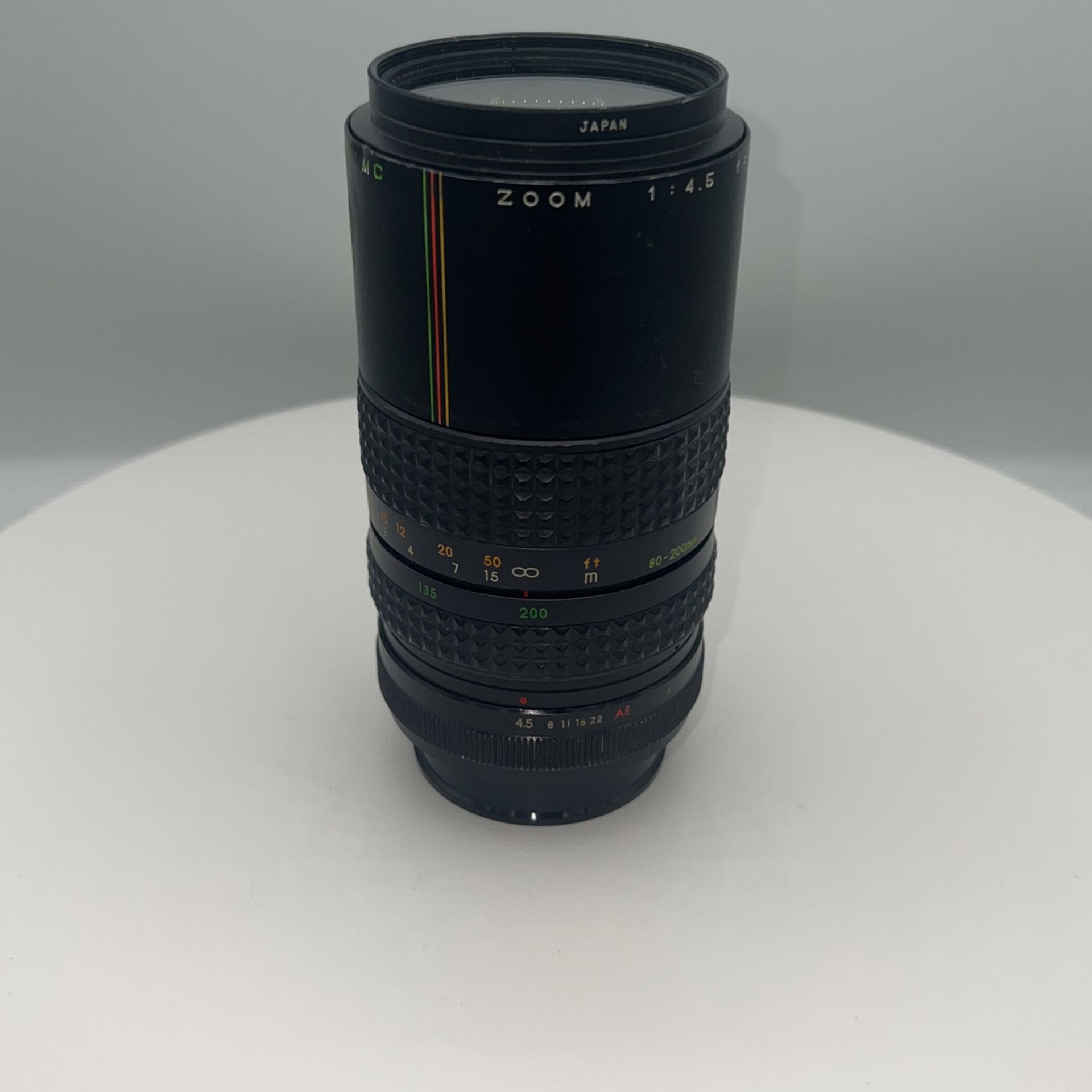 Konica Vintage Lens Kakinon 80-200mm Zoom Japan