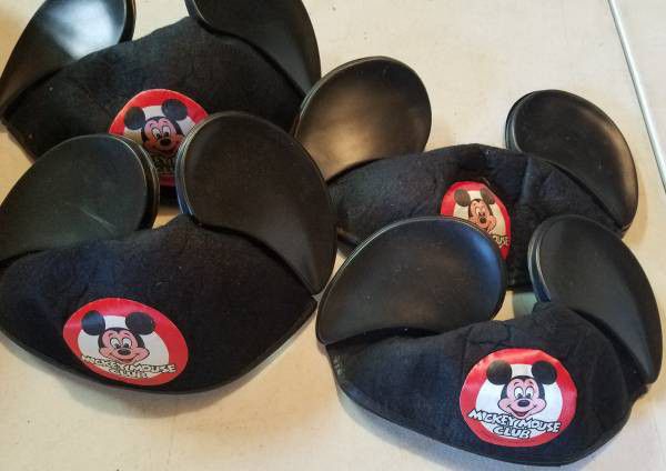 Vintage mickey mouse hats