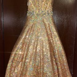 Perfect Angels Girls Size 10 Pageant Gown