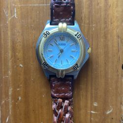 Vintage Woman’s Guess Gold Tone Watch 