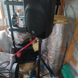 Mackie SRM350 With Stand. 