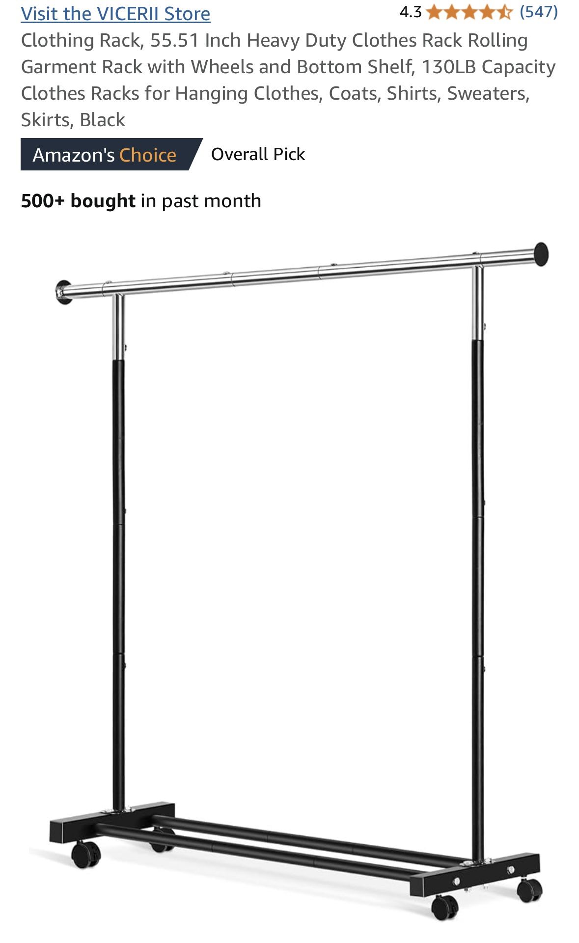 VICERII Clothing Rack