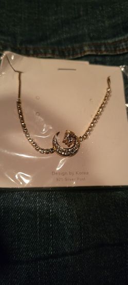 Moon And Star Bracelet Fashion Jewelry
