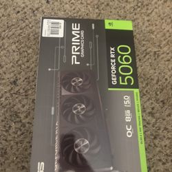 ASUS Prime GeForce RTX 5060 OC Edition 8GB GDDR7, PCIe 5.0, 3x Axial Fans 