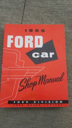 1956 ford shop manual