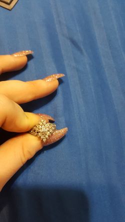 Size 7 cz stirling silver ring