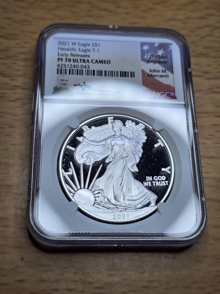 2021 W Poof Silver Eagle