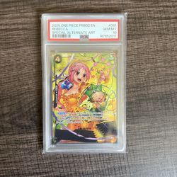 One Piece 2025 Rebecca Op05-091 Special Alternate Art PSA 10