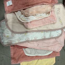 BABY RAGS AND BURP RAGS BUNDLE