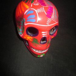 Hand Painted Skull from Mexico