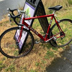 Fully carbon fiber, track bicycle