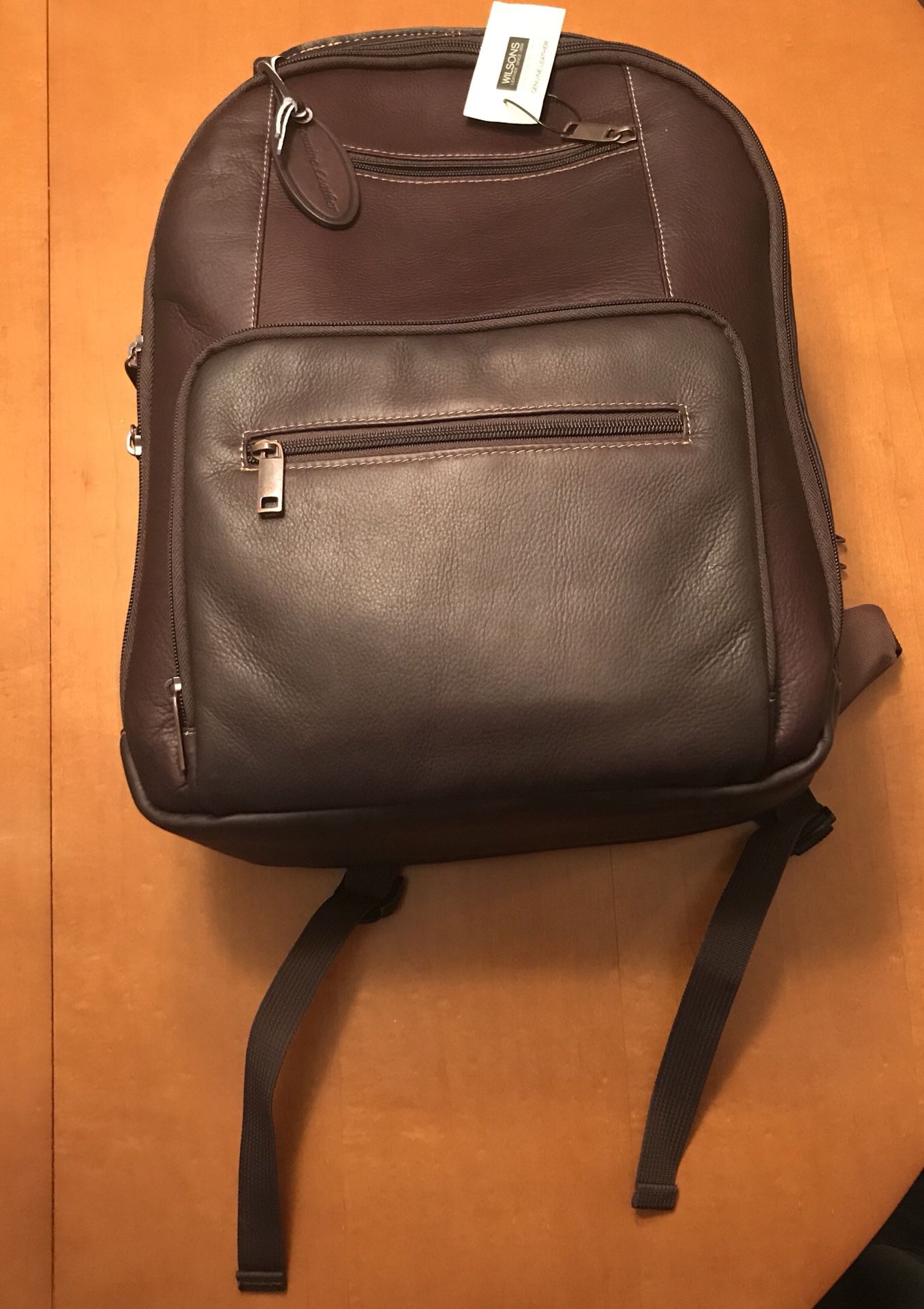 Wilson Leather Vacqueta Leather Laptop Backpack