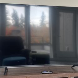 57” Hisense tv with stand
