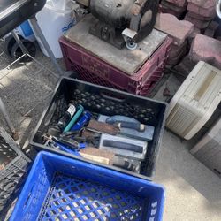 Mixed construction / masonry tools lot – ready to use”