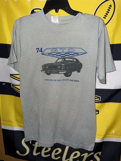 RP Sportswear 74 GTO Classic Car Hot Rod Graphic T Shirt Rare Men’s Size Large Used