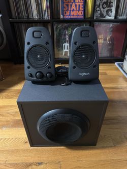 Logitech Z625 THX 2.1 Speaker System, Subwoofer + 2 Satellites, $40 OBO