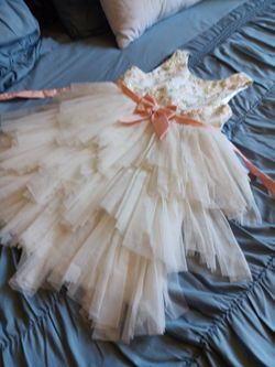 Beautiful Church Events Dress For Littke Girls 