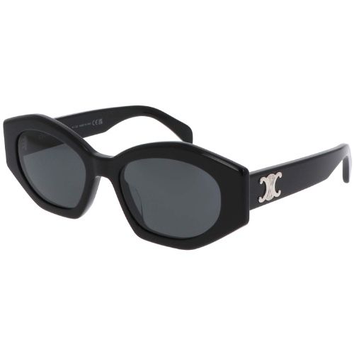 Celine CL40238U 01A Oval Black Sunglasses