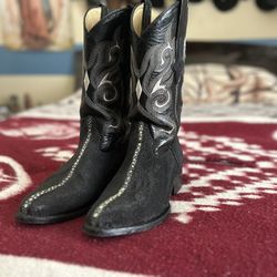 Genuine Queen Stingray Leather Boots