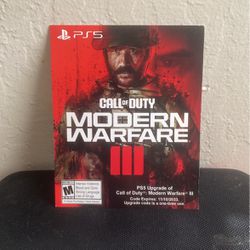 Call Of Duty Modren Warfare 3 Ps5 Upgrade Code