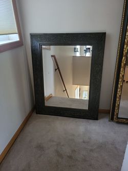 Dark Brown Large Mirror
