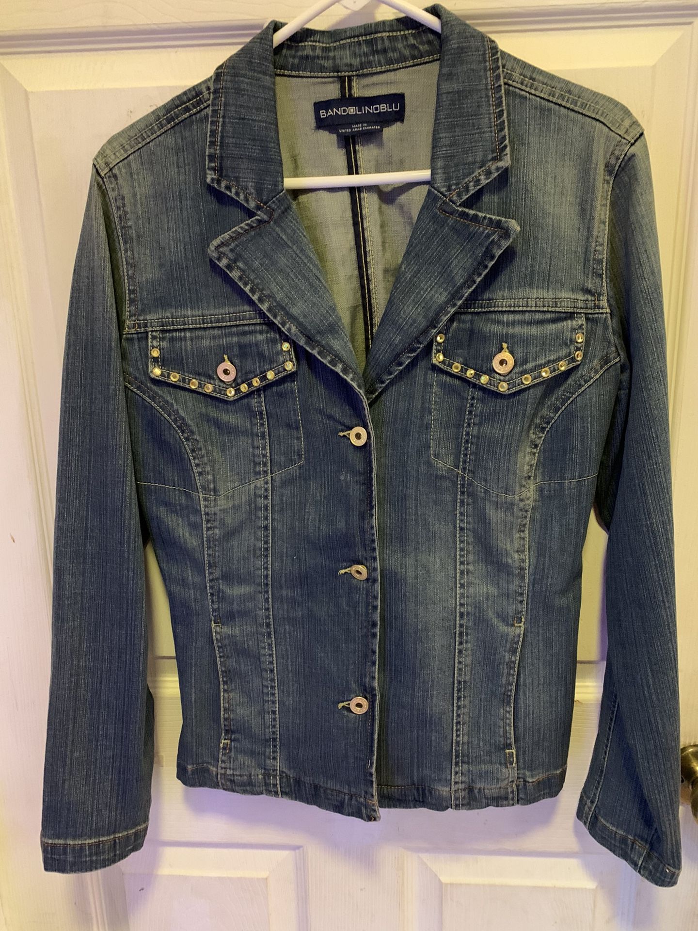Bandolinablu Denim Ladies Jacket—LIKE New
