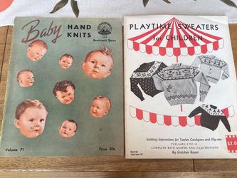Vintage Knitting Designs For Babies And Children