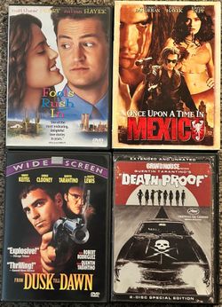Salma Hayek Quentin Tarantino Lot - 4 Great Movies on DVD, Tested / Clean