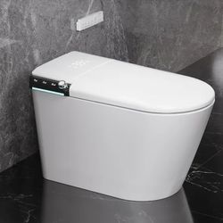 YULIKA
Smart Bidet Toilet, Auto Open/Close Lid 1-Piece Bidet Toilet with Heated Seat, Drying, Washing and LED Display