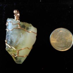 Copper Wrapped Citrine Crystal