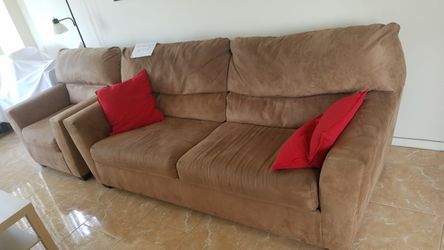 Sofa and comfy chair