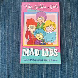 New Golden Girls Mad Libs Word Game