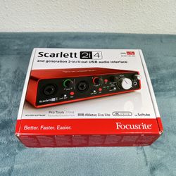 Focusrite 2i4 Audio Interface