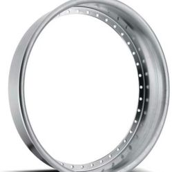 22X 3.75 OUTER CHROME BARREL LIP 40 HOLE 3 PIECE WHEEL