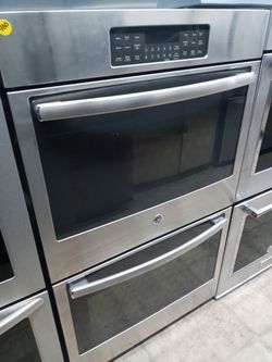 GE 30" stainless steel double wall oven - Free delivery