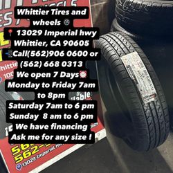 SET OF NEW TIRES 215/75R15 HANKOOK  OPTIMO , INCLUDING MOUNTING AND BALANCING. ASK ME FOR ANY SIZE OR BRAND