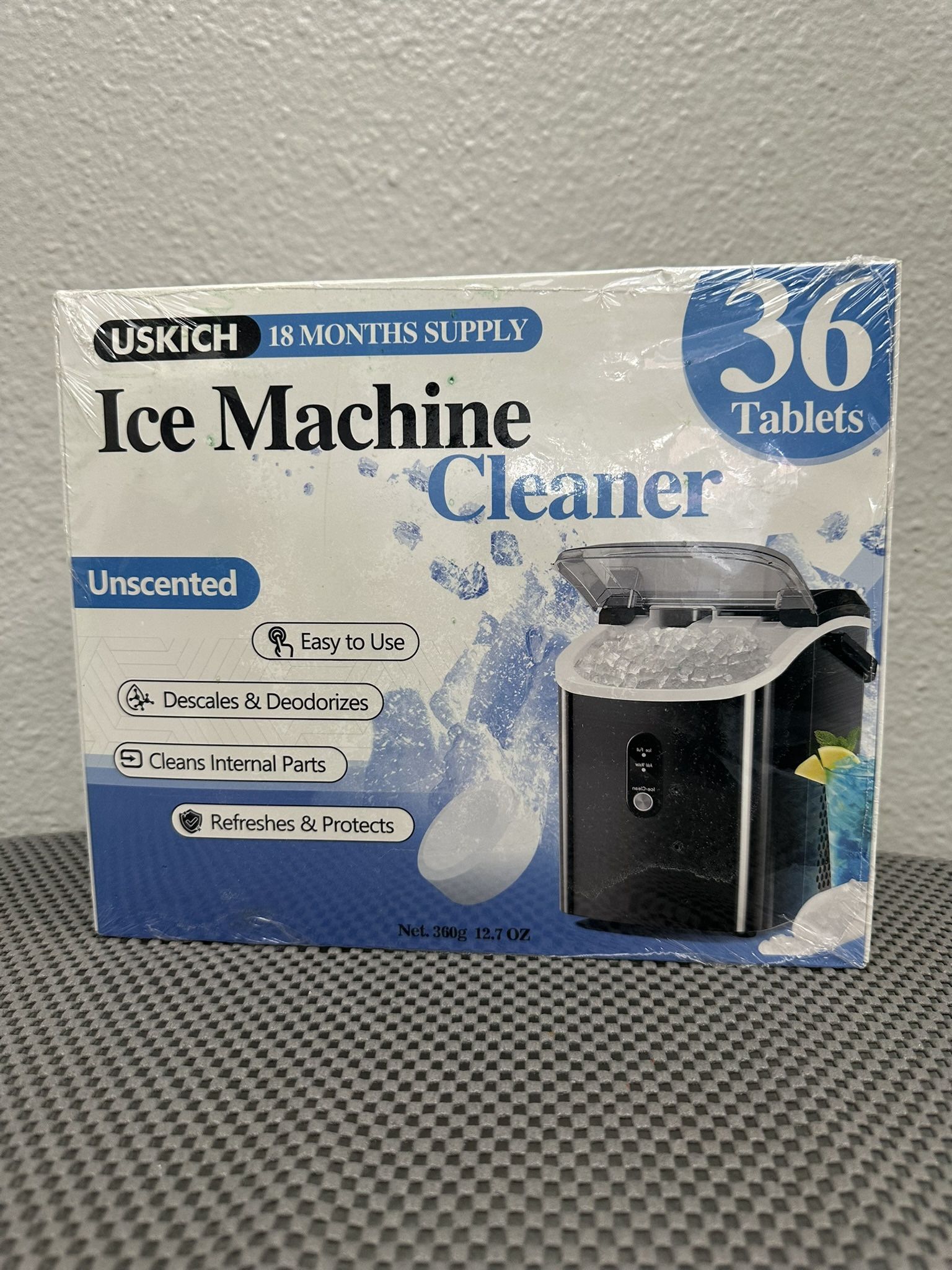 36 ice cleaning tablets. Compatible with Frigidaire, Opal, GE, Kitchenaid 
