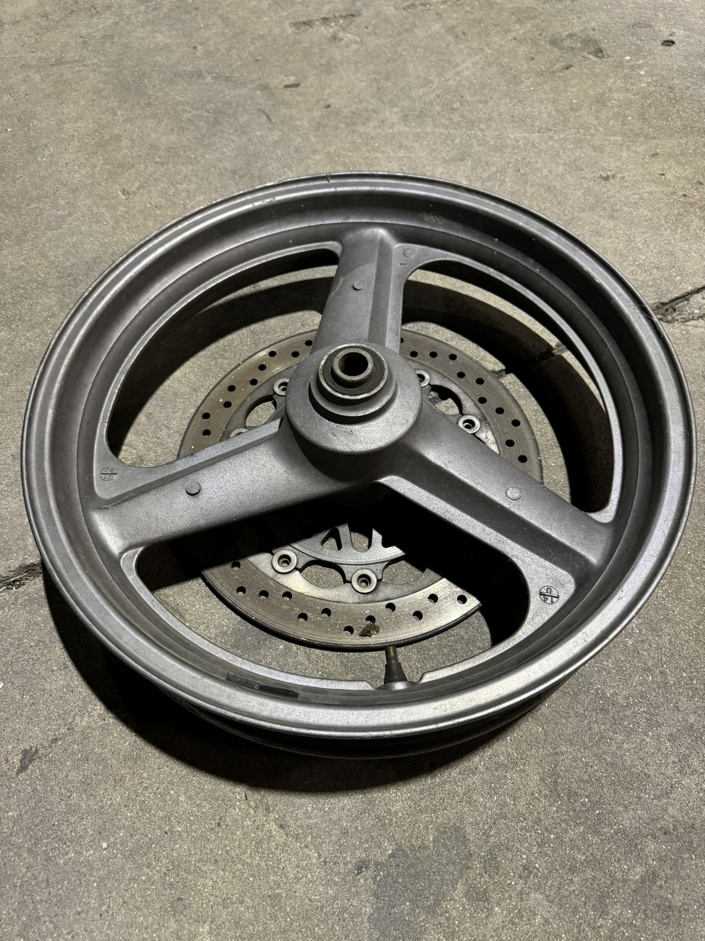 89 Honda CB-1 CB 1 400 CB400 F CB400F Front Rim Wheel Floating Rotor Enkei OEM