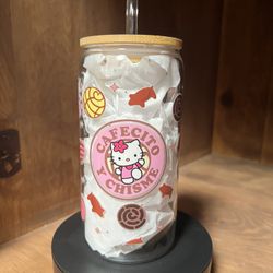 Hello Kitty Glass Can