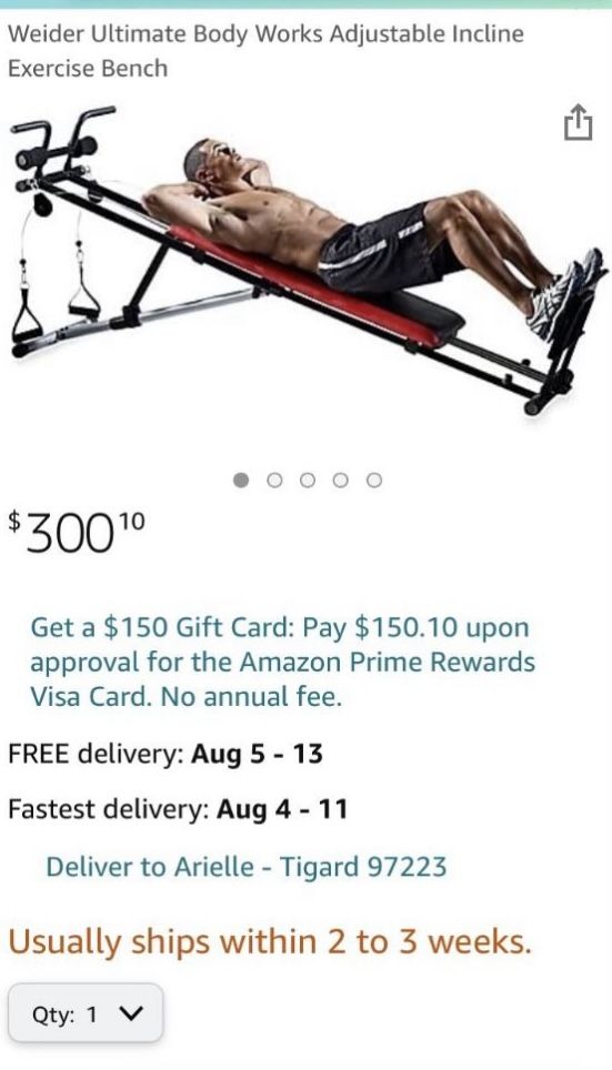 Weider Ultimate Body Works Gym