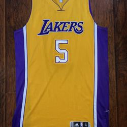 CARLOS BOOZER LAKERS REV 30 Jersey Autographed No COA 2014-2015