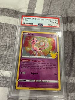 PSA 10 Pokemon Celebrations 25th anniversary MEW