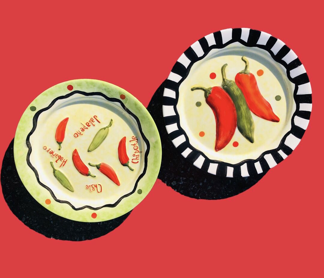 Chili Decorative Plates
