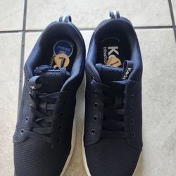 Keds BlissWalk Knit Lace-Up Sneakers Navy Blue Size 7