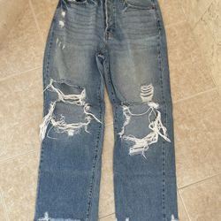 Cello Distressed High Waisted Jeans