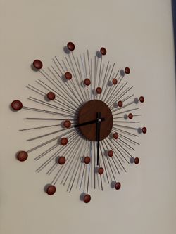 Mid Century Wall Clock 
