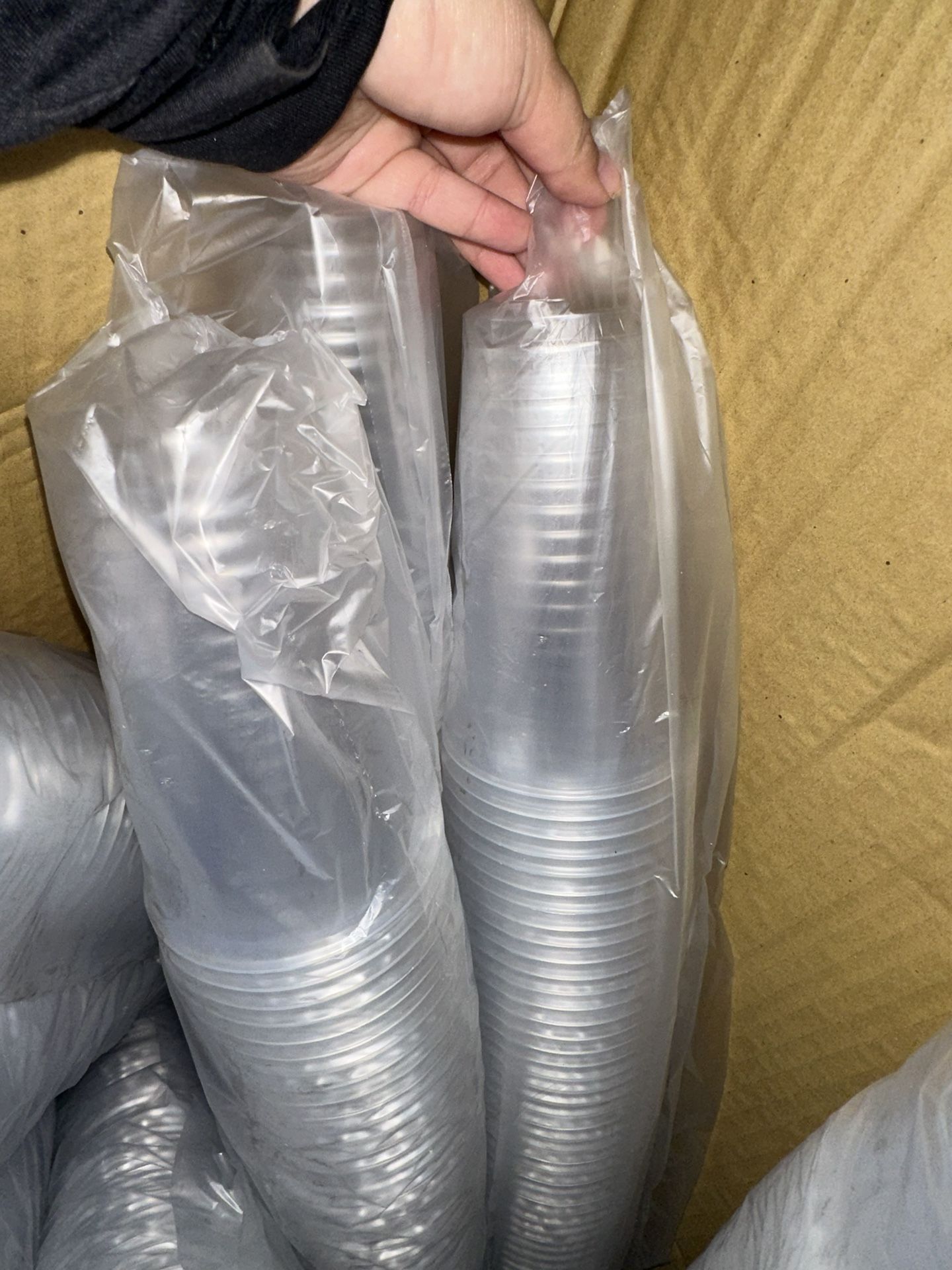 Plastic Cups Uline Crystal Clear 20 Oz Cups