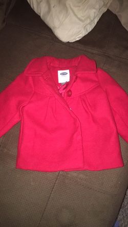 6-12 month old navy pea coat