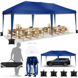 Canopy Ez Up 10x20 Waterproof Canopy Party Tent brand New Blue
